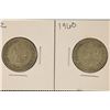 Image 1 : 1942 & 1960 DOMINCAN REPUBLIC SILVER 25 CENTAVOS