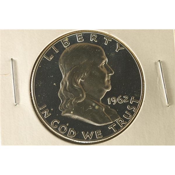 1962 SILVER FRANKLIN HALF DOLLAR PROOF