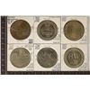 Image 2 : 6-METAL $1 CASINO GAMING TOKENS: CAESARS EMPIRE