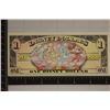 Image 2 : 2008 ONE DISNEY DOLLAR CRISP UNC COLORIZED BILL