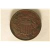 Image 1 : 1866 US TWO CENT PIECE AU 2025 REDBOOK RETAIL IS $