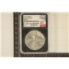 Image 1 : TYPE 2-2021 AMERICAN SILVER EAGLE NGC MS70 EAGLE