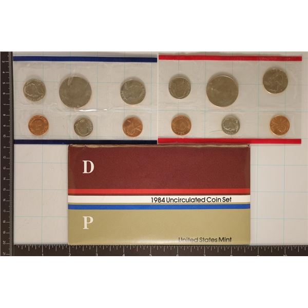1984 US MINT SET (UNC) P/D (WITH ENVELOPE)