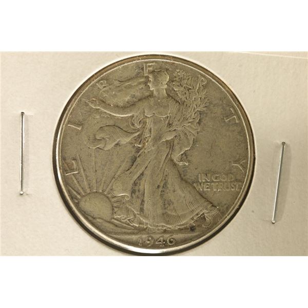 1946 SILVER WALKING LIBERTY HALF DOLLAR