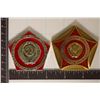 Image 2 : 2-RUSSIAN ORBITAL SPACE MEDALS: 1972 2 1/4"