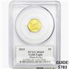 Image 2 : 2015 US 1/10oz. Gold $5 Eagle PCGS MS69 FS