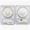 Image 2 : [2] 2006-W Silver Eagle PCGS MS69 20th ANNIV.