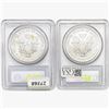 Image 2 : [2] 2006-W Silver Eagle PCGS MS69 20th ANNIV.