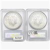 Image 2 : [2] 2006-W Silver Eagle PCGS MS69 20th ANNIV.