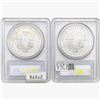 Image 2 : [2] 2006-W Silver Eagle PCGS MS69 20th ANNIV.