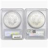 Image 2 : [2] 2006-W Silver Eagle PCGS MS69 20th ANNIV.