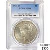 1923-D Silver Peace Dollar PCGS MS61