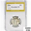 Image 1 : 1926 Standing Liberty Quarter PGA MS63 FH