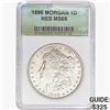 Image 1 : 1896 Morgan Silver Dollar NES MS65