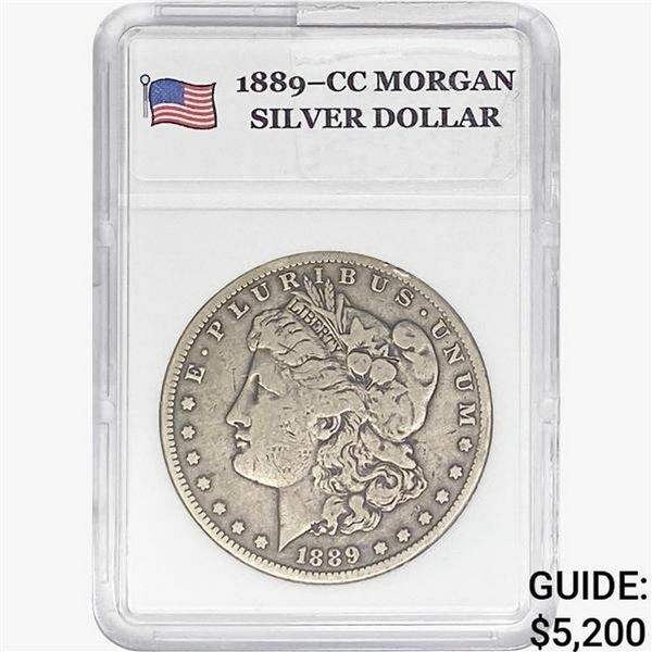 1889-CC Morgan Silver Dollar