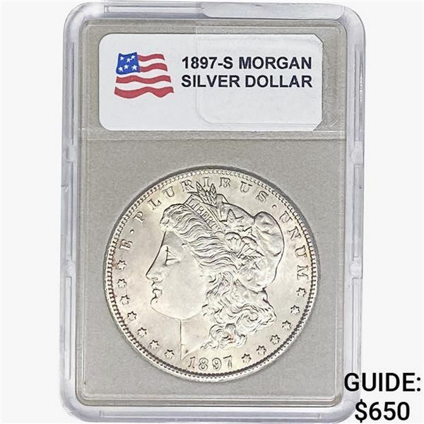 1897-S Morgan Silver Dollar