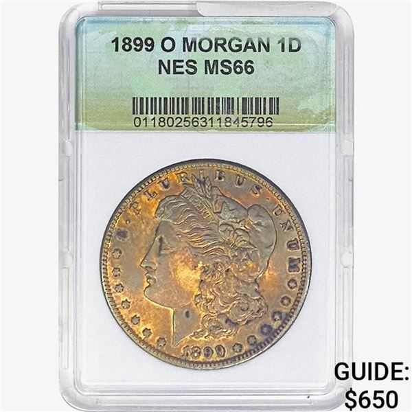 1899-O Morgan Silver Dollar NES MS66
