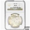 Image 1 : 1925 Silver Peace Dollar NGC MS65