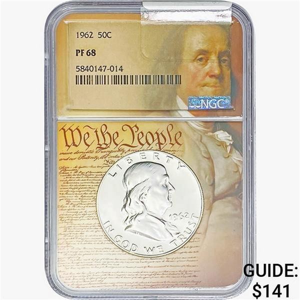 1962 Franklin Half Dollar NGC PF68