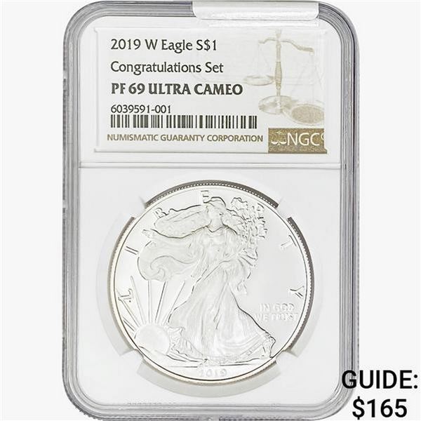 2019 Silver Eagle NGC PF69 ULTRA CAMEO