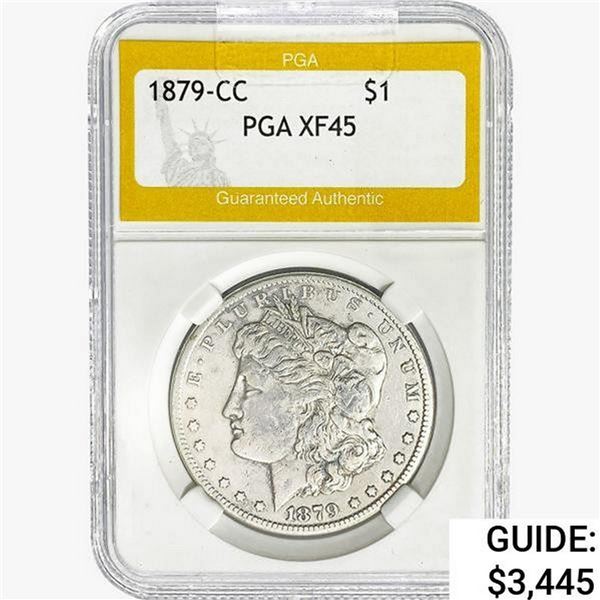 1879-CC Morgan Silver Dollar PGA XF45