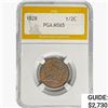 1828 Classic Head Half Cent PGA MS65