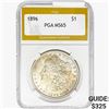 1896 Morgan Silver Dollar PGA MS65