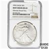 Image 1 : 1992 Silver Eagle NGC MS69 Mint Error