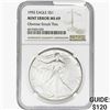 Image 1 : 1992 Silver Eagle NGC MS69 Mint Error