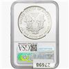 Image 2 : 1992 Silver Eagle NGC MS69 Mint Error
