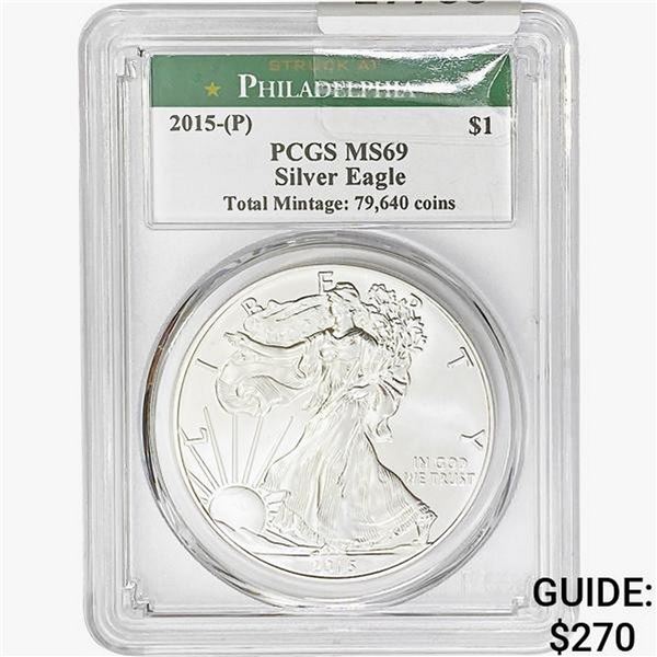 2015-P Silver Eagle PCGS MS69