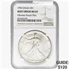 1992 Silver Eagle NGC MS69 Mint Error