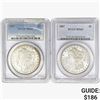 [2] 1887 Morgan Silver Dollar PCGS MS63