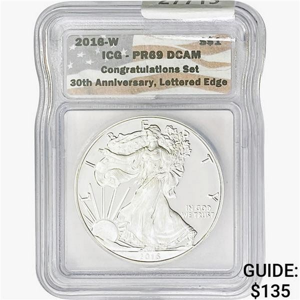2016-W $1 SE Congratulations Set ICG PR69 DCAM