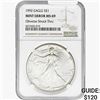 1992 Silver Eagle NGC MS69 Mint Error