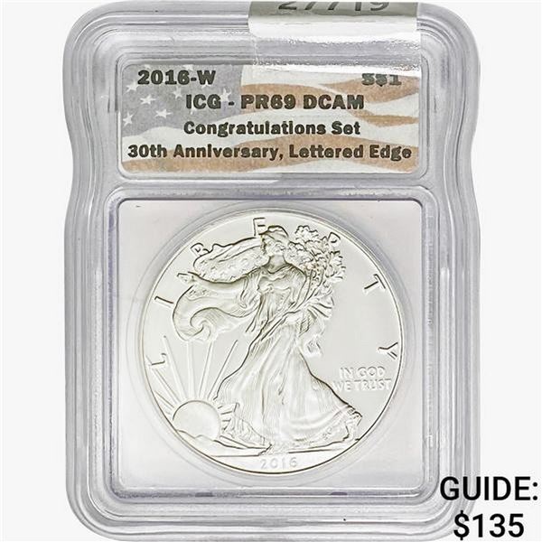 2016-W $1 SE Congratulations Set ICG PR69 DCAM