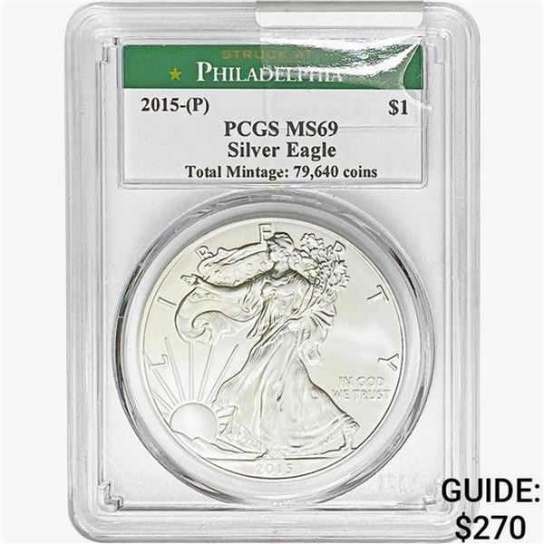 2015-P Silver Eagle PCGS MS69
