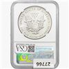Image 2 : 1992 Silver Eagle NGC MS69 OBV Struck Thru Mint Er