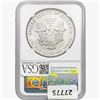 Image 2 : 1992 Silver Eagle NGC MS69 OBV Struck Thru Mint Er