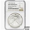 Image 1 : 1992 Silver Eagle NGC MS69 OBV Struck Thru Mint Er