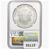 Image 2 : 1992 Silver Eagle NGC MS69 OBV Struck Thru Mint Er