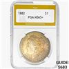 Image 1 : 1882 Morgan Silver Dollar PGA MS65+