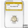 1939 Mercury Silver Dime PGA MS68 FSB