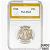 Image 1 : 1920 Standing Liberty Quarter PGA MS64