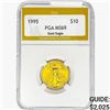 Image 1 : 1995 1/4oz $10 AGE PGA MS69