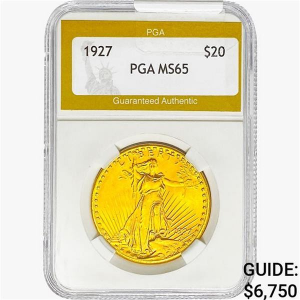 1927 $20 Gold Double Eagle PGA MS65