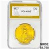 Image 1 : 1927 $20 Gold Double Eagle PGA MS65