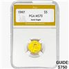 Image 1 : 1997 1/10oz $5 AGE PGA MS70