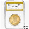 Image 1 : 1824 Capped Bust Half Dollar PGA XF40 Over Various