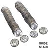 Image 1 : 1945-D UNC Rolls of Mercury Dimes [100 Coins]
